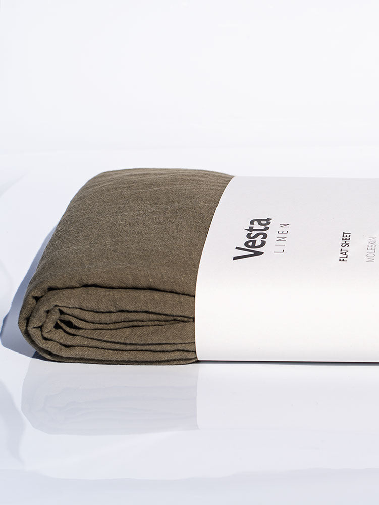 Pure linen flat sheet