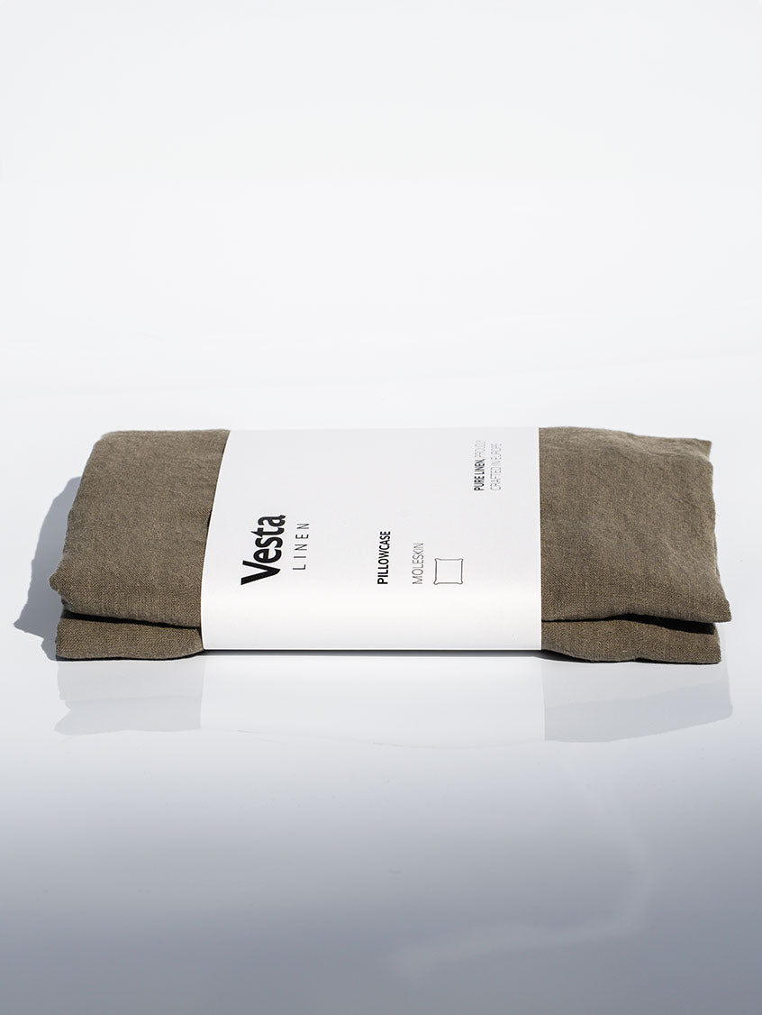 Pure linen pillowcase