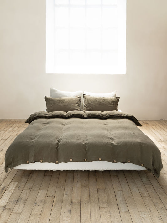 Pure linen duvet cover